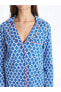 Фото #3 товара Пижама LC WAIKIKI Printed Collar Long-Sleeve