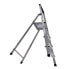 4-step folding ladder Krause 126221 Silver Aluminium