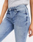 Фото #3 товара Mango ripped knee jeans in blue