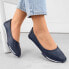 Фото #2 товара Filippo W PAW322B leather openwork ballet flats, navy blue