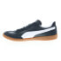 Фото #9 товара Puma Super Liga OG Retro Mens Blue Leather Lifestyle Sneakers Shoes