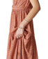 Фото #4 товара Women's Paisley-Print Tiered Maxi Dress