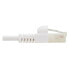 Фото #7 товара Tripp N261AB-S07-WH Safe-IT Cat6a 10G Snagless Antibacterial Slim UTP Ethernet Cable (RJ45 M/M) - White - 7 ft. (2.13 m) - 2.13 m - Cat6a - U/UTP (UTP) - RJ-45 - RJ-45