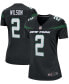 Фото #2 товара Women's Zach Wilson Black New York Jets Alternate 2021 NFL Draft First Round Pick Game Jersey