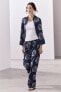 Zw collection printed pyjama-style trousers