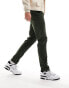 Denim Project tapered cord trousers in green