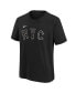 Фото #2 товара Big Boys and Girls Black New York Mets 2024 City Connect Wordmark T-Shirt