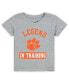 ფოტო #1 პროდუქტის Toddler Boys and Girls Heathered Gray Clemson Tigers Legend Trainer T-shirt