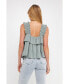 Фото #5 товара Women's Ruffled Straps with Tiered Top