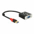 Фото #1 товара Адаптер USB 3.0 — VGA DELOCK 62738 20 cm Чёрный