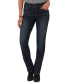 ფოტო #1 პროდუქტის Petite "Ab"solution Straight-Leg Jeans