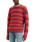 Фото #1 товара Men's Premium Crewneck Stripe Sweater