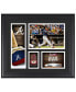 Фото #1 товара Ozzie Albies Atlanta Braves Framed 15" x 17" Player Collage with a Piece of Game-Used Ball