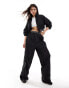 Tommy Jeans baggy taping trackpants in black XXXL - фото #2