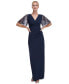 Фото #1 товара Платье женское DKNY с пайетками и объемными рукавами