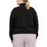 Puma Power Tape HalfPlacket Crew Pullover Sweater Womens Black 670522-01