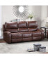 Фото #11 товара Keily 86" Manual Recliner Sofa - Brown