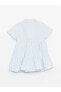 Фото #10 товара LCW Gömlek Yaka Kısa Kollu Kız Bebek Elbise