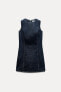 TRF FITTED DENIM DRESS