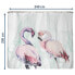 Фото #3 товара Recycling-Duschvorhang Loving Flamingos