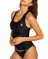 ფოტო #3 პროდუქტის Juniors' Simply Core Racerback Tankini Top