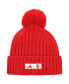 ფოტო #3 პროდუქტის Men's Crimson Indiana Hoosiers Modern Ribbed Cuffed Knit Hat with Pom