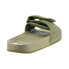 Фото #3 товара Adidas X Pharrell Williams Chancletas HU Slides Men's Sandals Olive Cargo fy6141