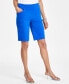 Фото #3 товара Women's Mid Rise Pull-On Bermuda Shorts, Created for Macy's