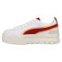 Фото #3 товара Puma Mayze New Heritage Logo Platform Womens White Sneakers Casual Shoes 389723