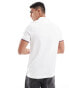 Фото #4 товара Tommy Hilfiger tipped polo shirt in white