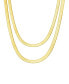 ფოტო #1 პროდუქტის Maelle 2 Pieces Herringbone Necklace Set