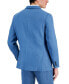 Фото #2 товара Men's Linen Blend Stretch Blazer, Created for Macy's