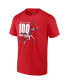 Фото #4 товара Men's Shohei Ohtani Red Los Angeles Angels 100th Career Home Run T-shirt