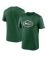 Фото #1 товара Men's Green New York Jets Legend Logo Performance T-Shirt