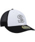 ფოტო #2 პროდუქტის Men's White/Black Chicago White Sox 2023 On-Field Batting Practice Low Profile 59FIFTY Fitted Hat