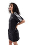 adidas Performance Essentials 3-Stripes boyfriend t-shirt dress in black