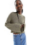 Фото #3 товара Noisy May lightweight knitted crew neck jumper in olive