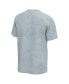 ფოტო #3 პროდუქტის Men's Gray Distressed Muhammad Ali Fighting Photo Washed T-shirt