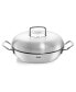 Фото #1 товара Original-Profi Collection Stainless Steel 3.2 Quart Serving Pan with High Dome Lid