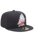 Фото #2 товара Men's Graphite Tampa Bay Buccaneers Color Dim 59FIFTY Fitted Hat