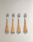 Rattan brunch fork (pack of 4)