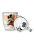 Фото #1 товара Mickey Mouse Glitch Double Wall Coffee Mugs, 2 Piece