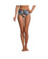 Фото #25 товара Women's Tummy Control High Waisted Bikini Swim Bottoms Print