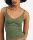 Self-Esteem Juniors' Lace-Trimmed V-Neck Cami