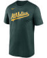 Фото #2 товара Men's Green Oakland Athletics Wordmark Legend T-shirt