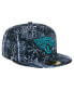 ფოტო #2 პროდუქტის Men's Black Jacksonville Jaguars Shibori 59Fifty Fitted Hat