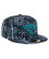 Фото #2 товара Men's Black Jacksonville Jaguars Shibori 59Fifty Fitted Hat