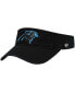 Фото #2 товара Men's Black Carolina Panthers Clean Up Visor