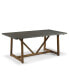 Фото #6 товара 72" Solid Wood Trestle Dining Table