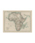 Фото #1 товара Johnston Johnstons Map of Africa Canvas Art - 15.5" x 21"